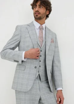 Taylor & Wright Cassis Check Tailored Suit Jacket