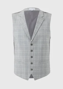 Taylor & Wright Cassis Check Waistcoat
