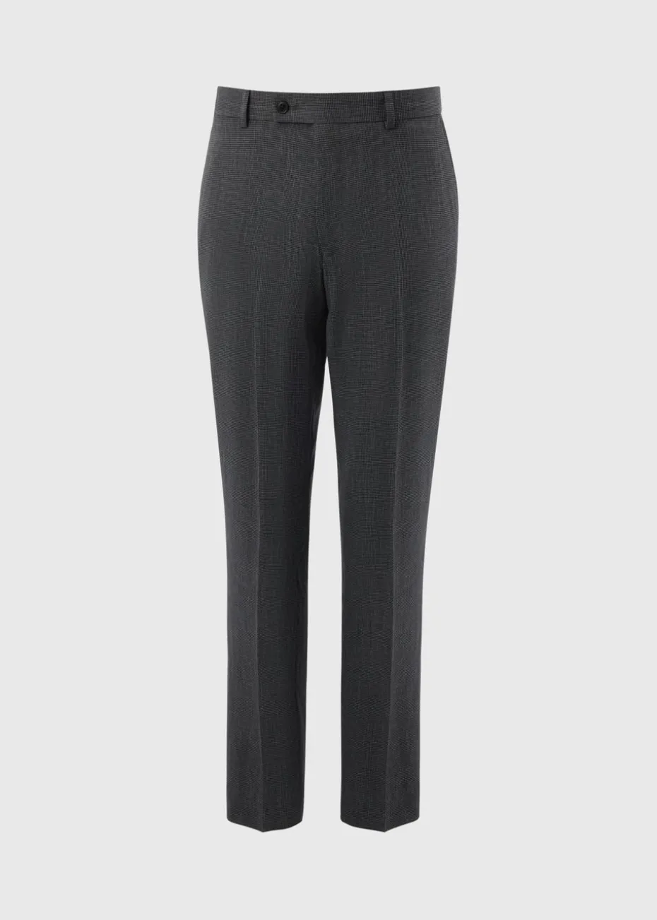 Taylor & Wright Hardwick Charcoal Tailored Fit Trousers