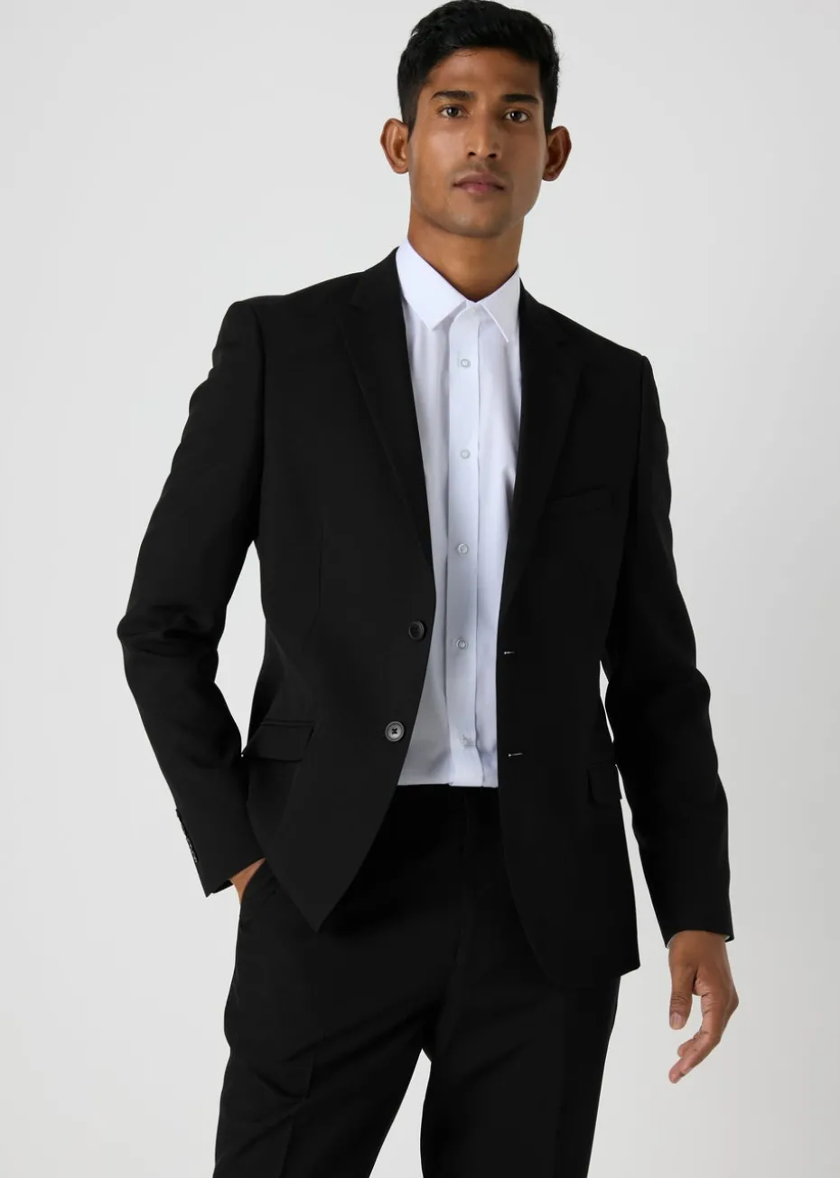 Taylor & Wright Panama Black Skinny Suit Jacket
