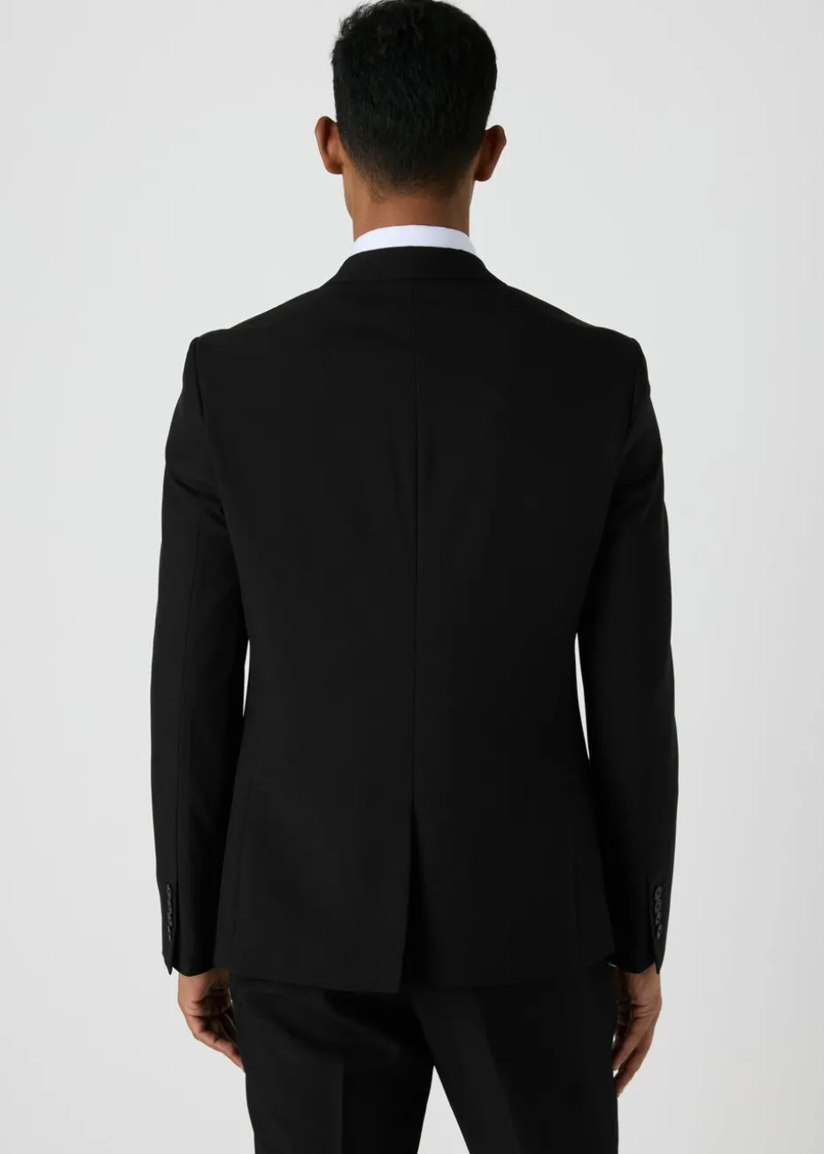Taylor & Wright Panama Black Skinny Suit Jacket