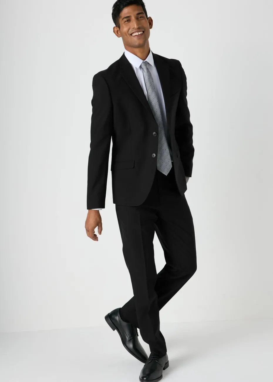 Taylor & Wright Panama Black Skinny Suit Jacket