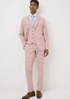 Taylor & Wright Tropez Pink Slim Fit Trousers