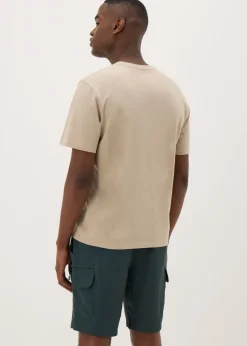 Teal Tech Drawcord Cargo Shorts