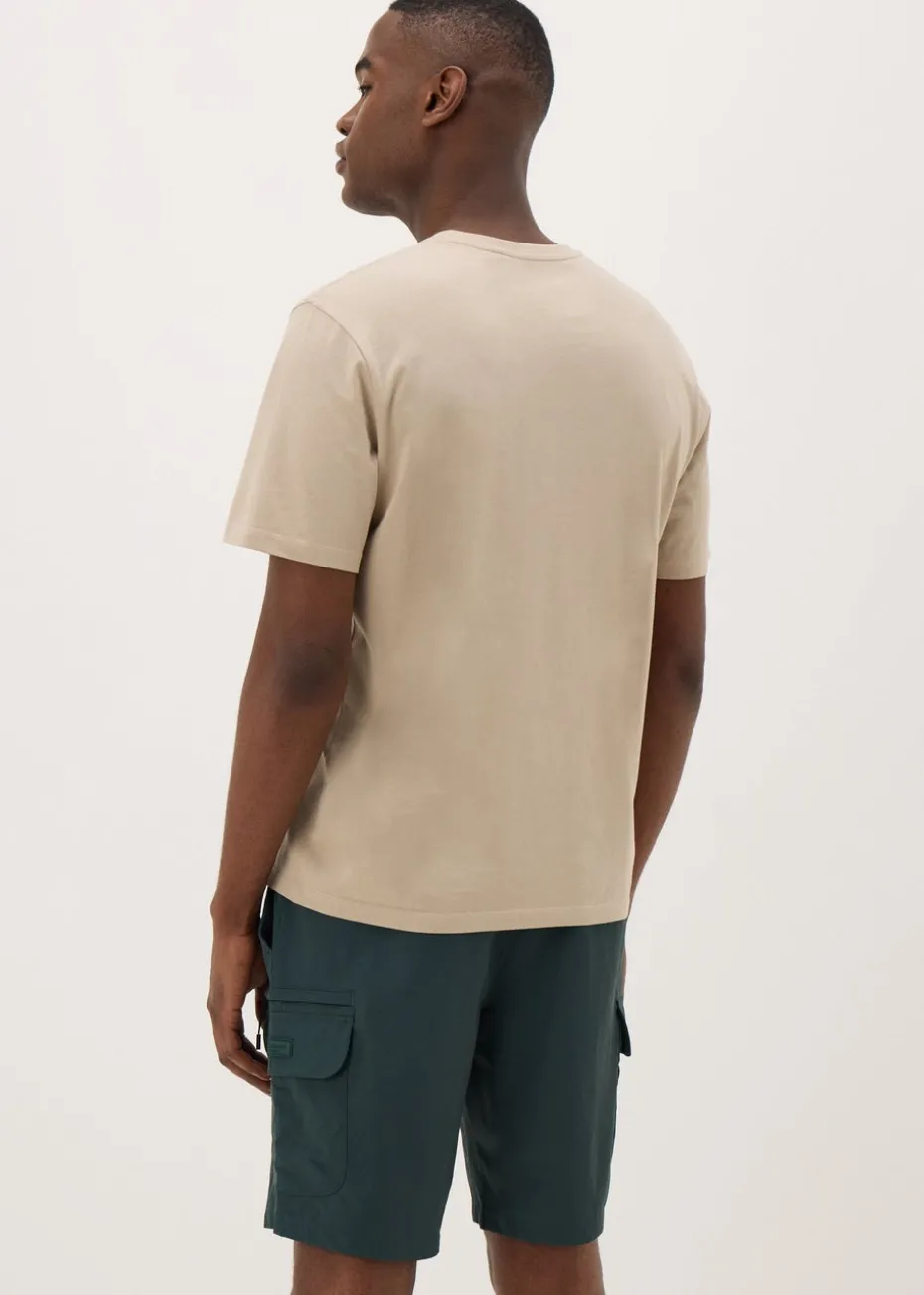 Teal Tech Drawcord Cargo Shorts