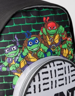 Teenage Mutant Ninja Turtles Sewers Pocket Kids Black Backpack