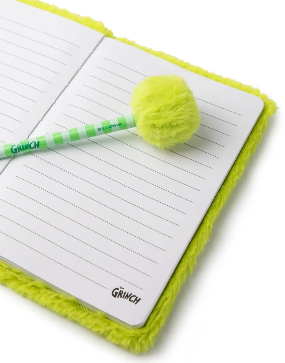 The Grinch Character Face Green Stationery Set