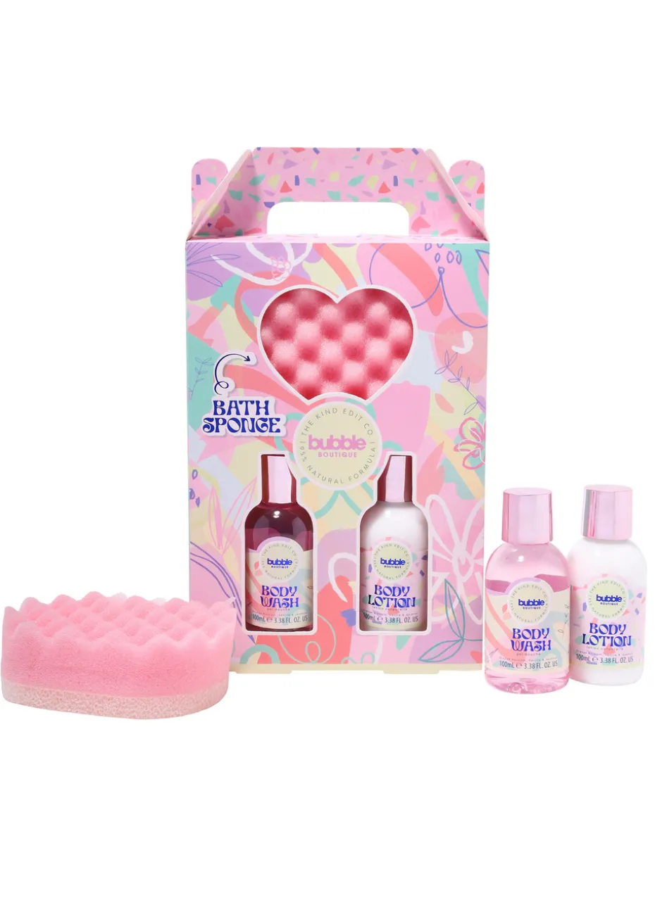 The Kind Edit Co. Bubble Boutique Lather & Soak Gift Set