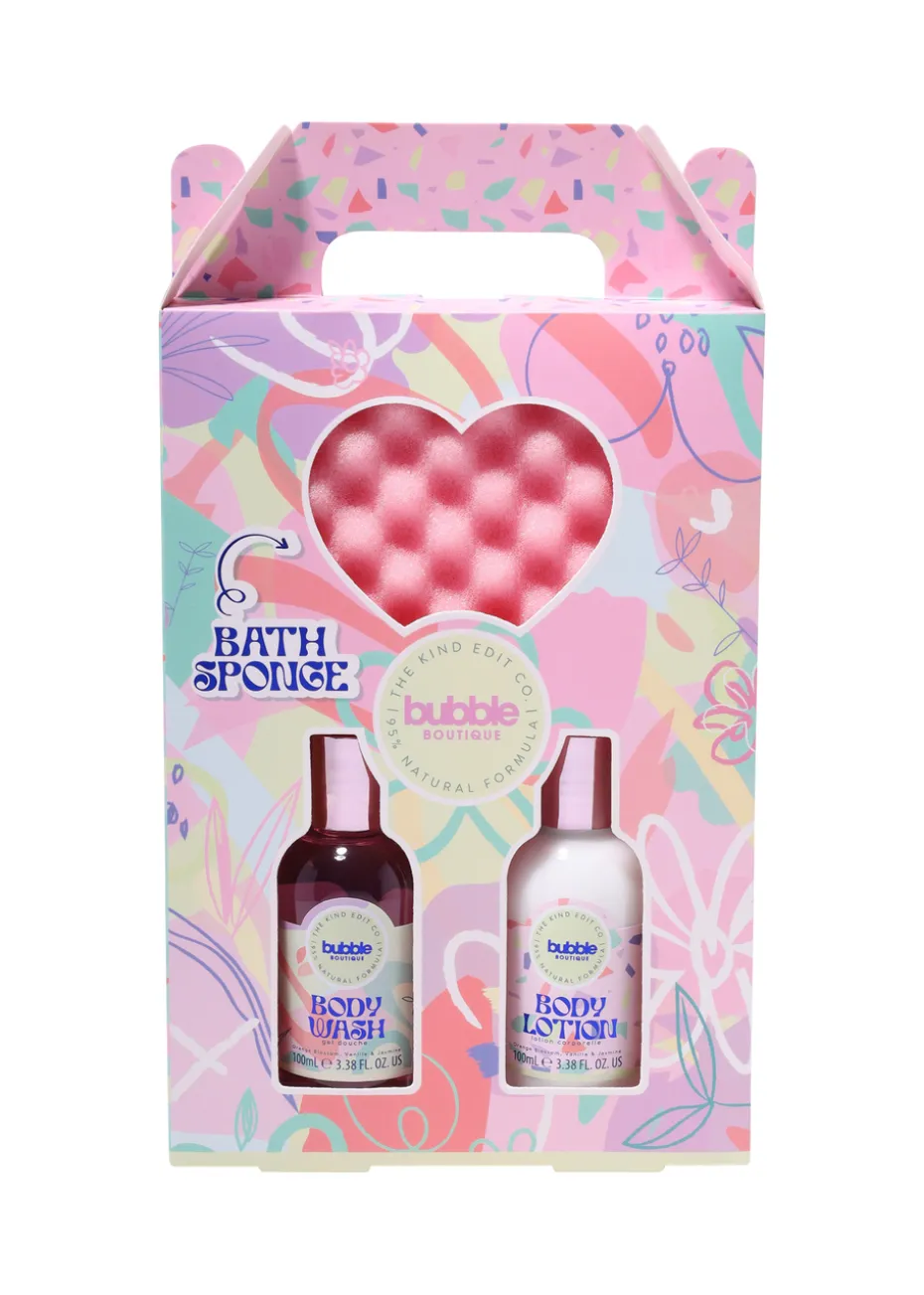 The Kind Edit Co. Bubble Boutique Lather & Soak Gift Set