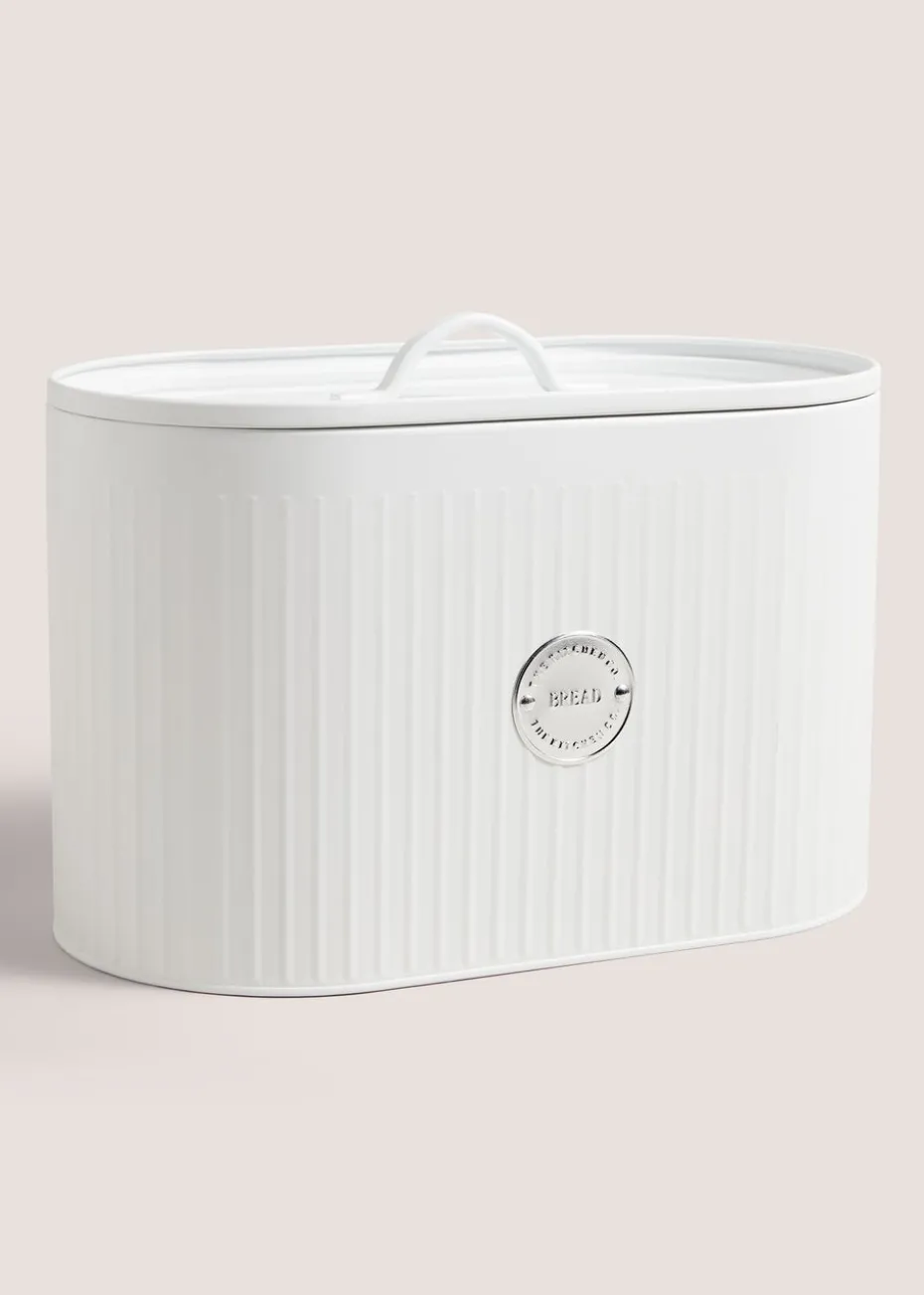 The Kitchen Co White Bread Bin