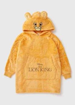 The Lion King Kids Yellow Simba Snuggle Hoodie (3-13yrs)