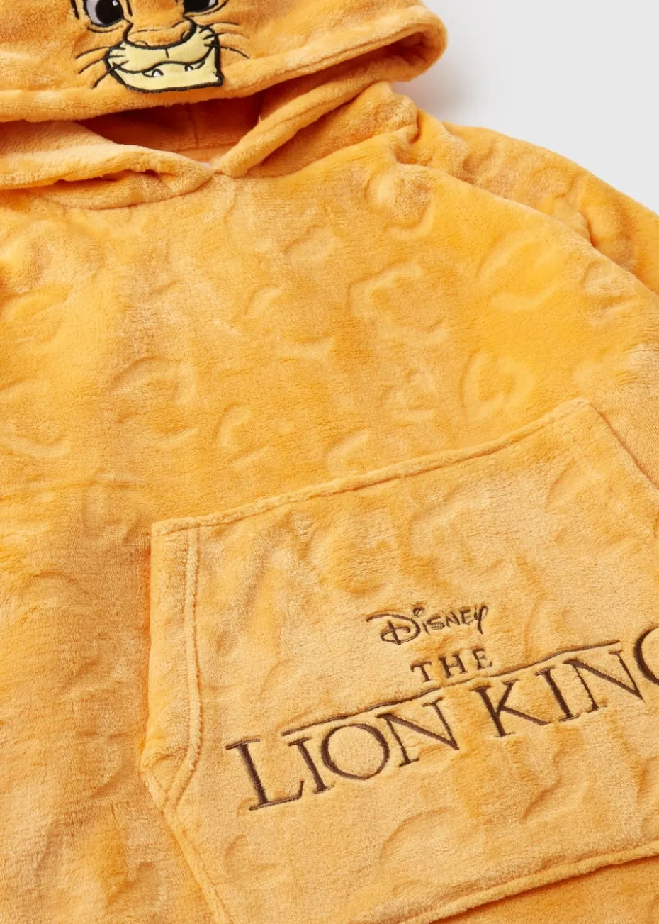 The Lion King Kids Yellow Simba Snuggle Hoodie (3-13yrs)