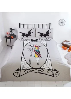 The Nightmare Before Christmas Grey Duvet Set
