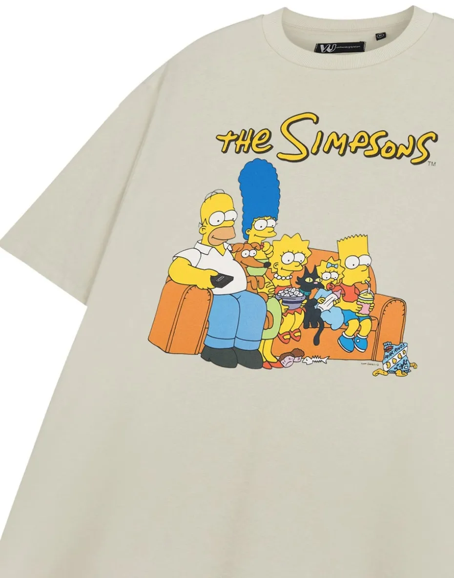 The Simpsons Beige Couch Short Sleeved T-Shirt