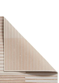 Think Rugs Apollo Bronze Modern Linear Rug