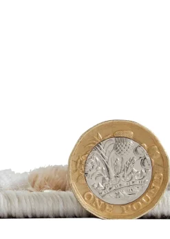 Think Rugs Apollo Bronze Modern Linear Rug