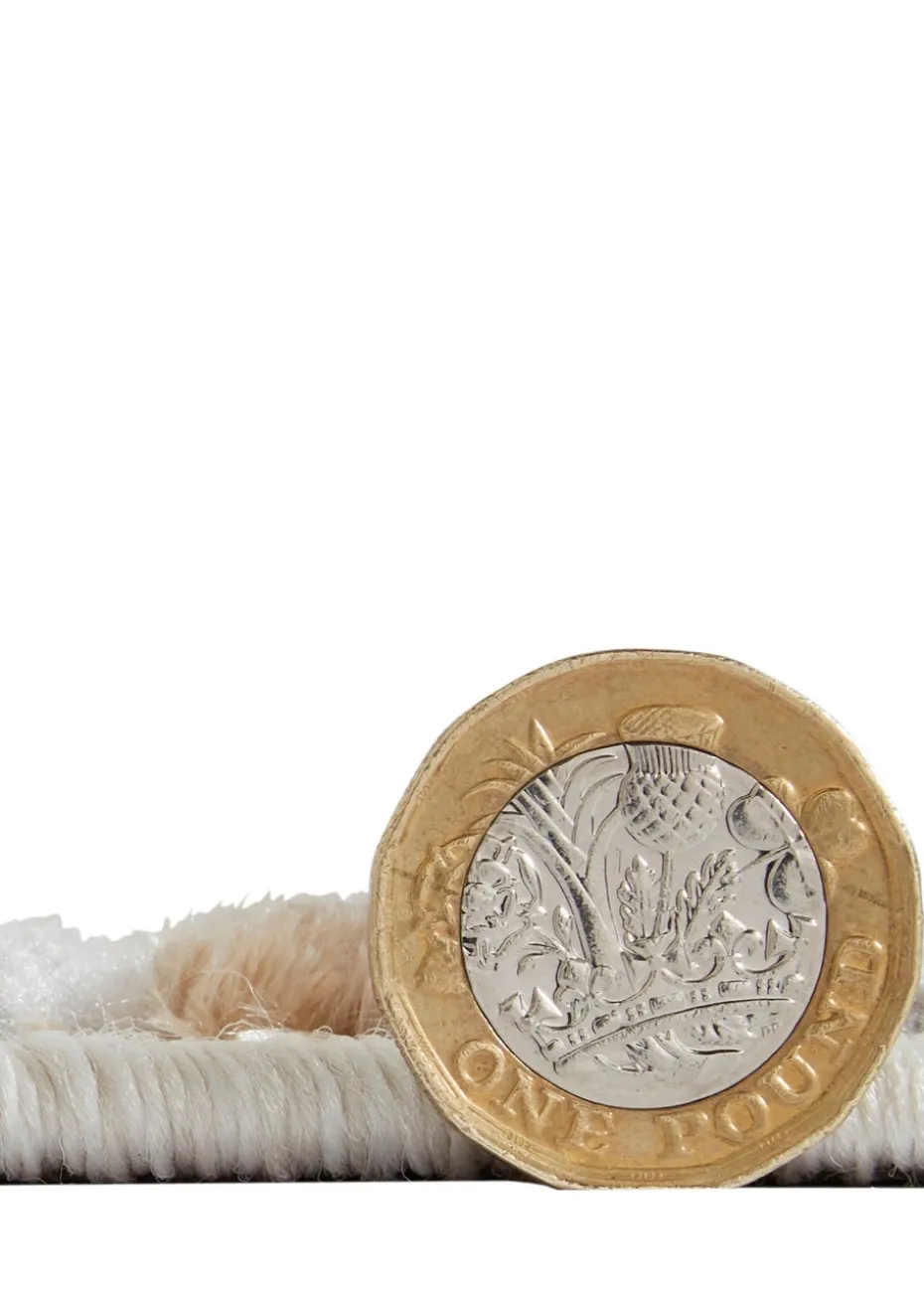 Think Rugs Apollo Bronze Modern Linear Rug