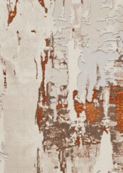 Think Rugs Apollo Bronze/Grey Modern Abstract Rectangle Rug