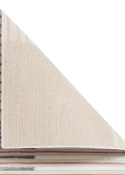 Think Rugs Apollo Grey/Pink Modern Linear Rug