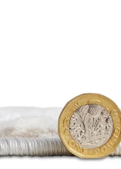 Think Rugs Apollo Ivory Modern Linear Rug