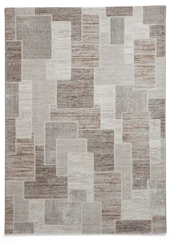 Think Rugs Creation Beige Modern Geometric Rug