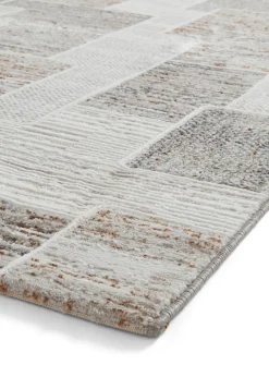 Think Rugs Creation Beige Modern Geometric Rug