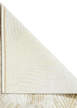 Think Rugs Creation Gold Botanical Rug