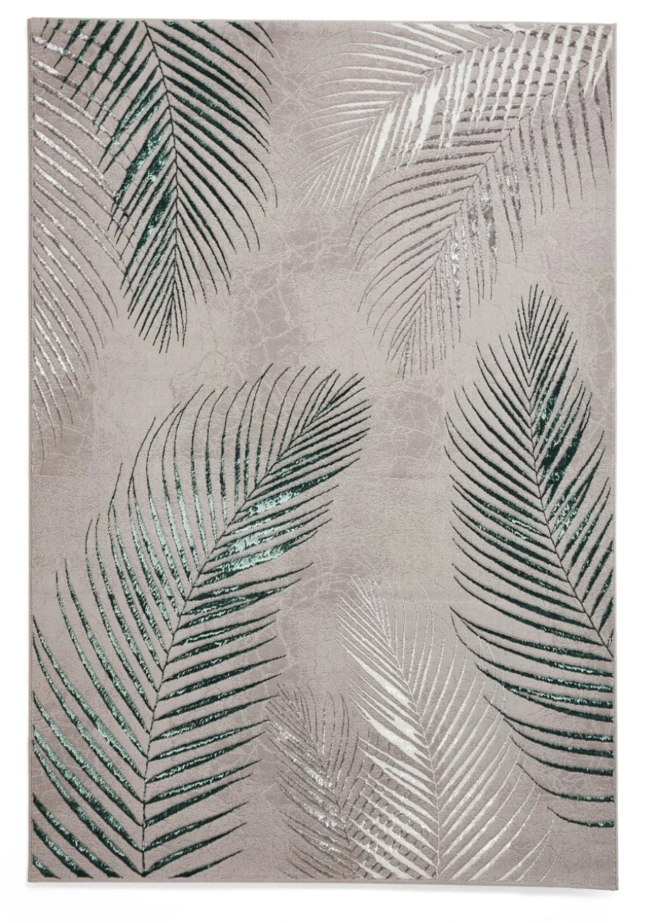 Think Rugs Creation Green Botanical Rug