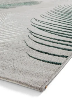 Think Rugs Creation Green Botanical Rug