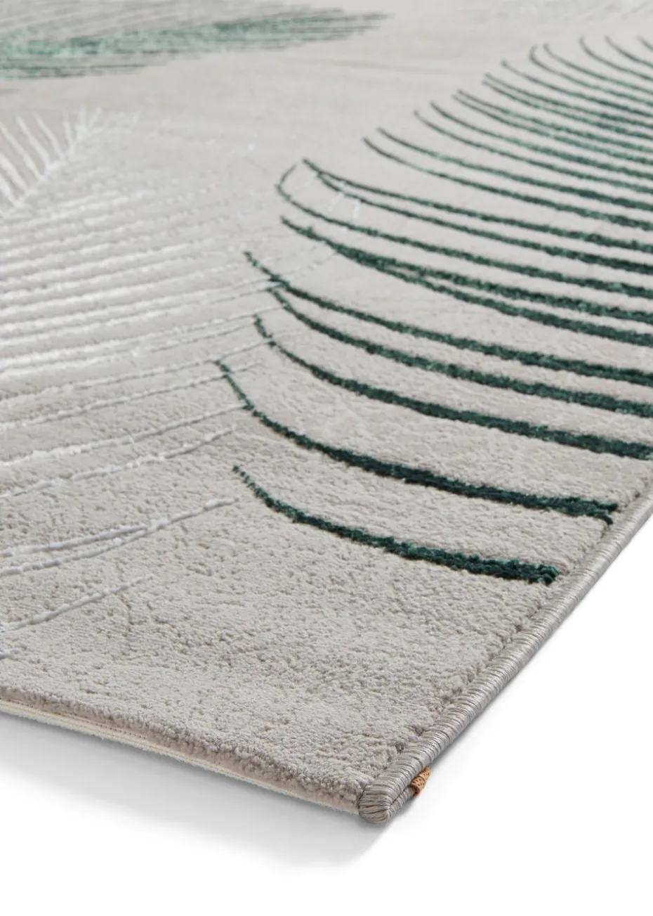 Think Rugs Creation Green Botanical Rug