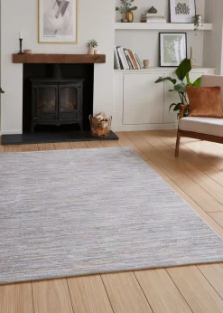 Think Rugs Creation Pink/Blue Modern Abstract Rectangle Rug