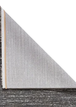 Think Rugs Flores Charcoal Modern Rectangle Rug