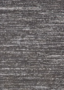 Think Rugs Flores Charcoal Modern Rectangle Rug