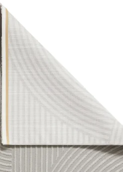 Think Rugs Flores Grey Modern Rectangle Rug