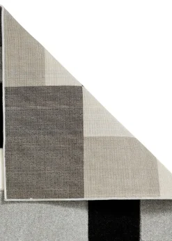 Think Rugs Matrix Grey/ Black Geometric Rug