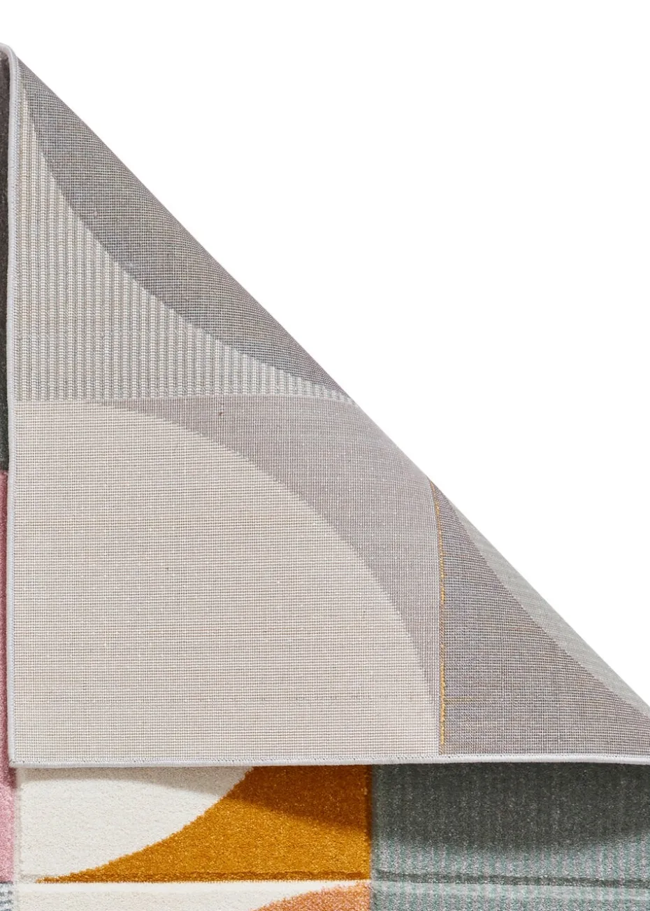 Think Rugs Matrix Multi Modern Geometric Rug