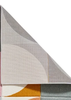 Think Rugs Matrix Multi Modern Geometric Rug