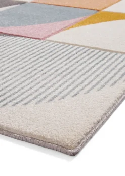 Think Rugs Matrix Multi Modern Geometric Rug