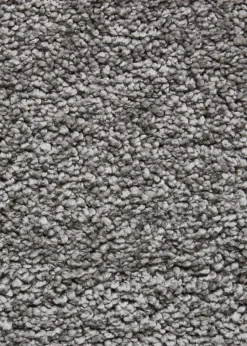 Think Rugs Sierra Pebble Grey Plain Shaggy Rectangle Rug