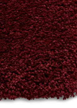 Think Rugs Sierra Ruby Plain Shaggy Rectangle Rug