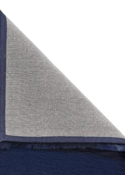 Think Rugs Super Teddy Navy Plain Shaggy Rectangle Rug