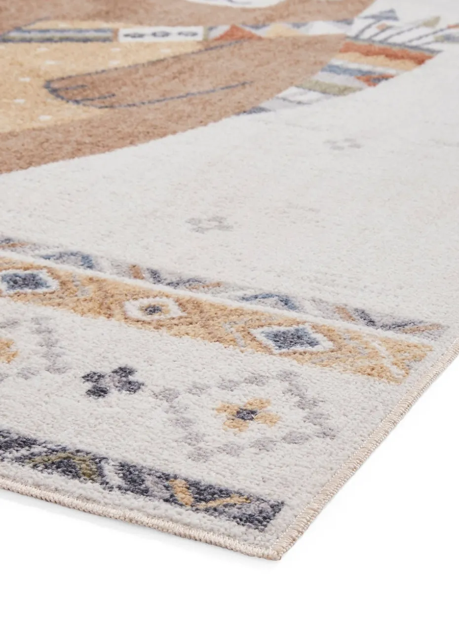 Think Rugs Vida Kids Bear Washable Rug