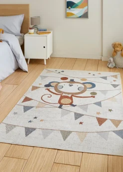 Think Rugs Vida Kids Monkey Washable Rug