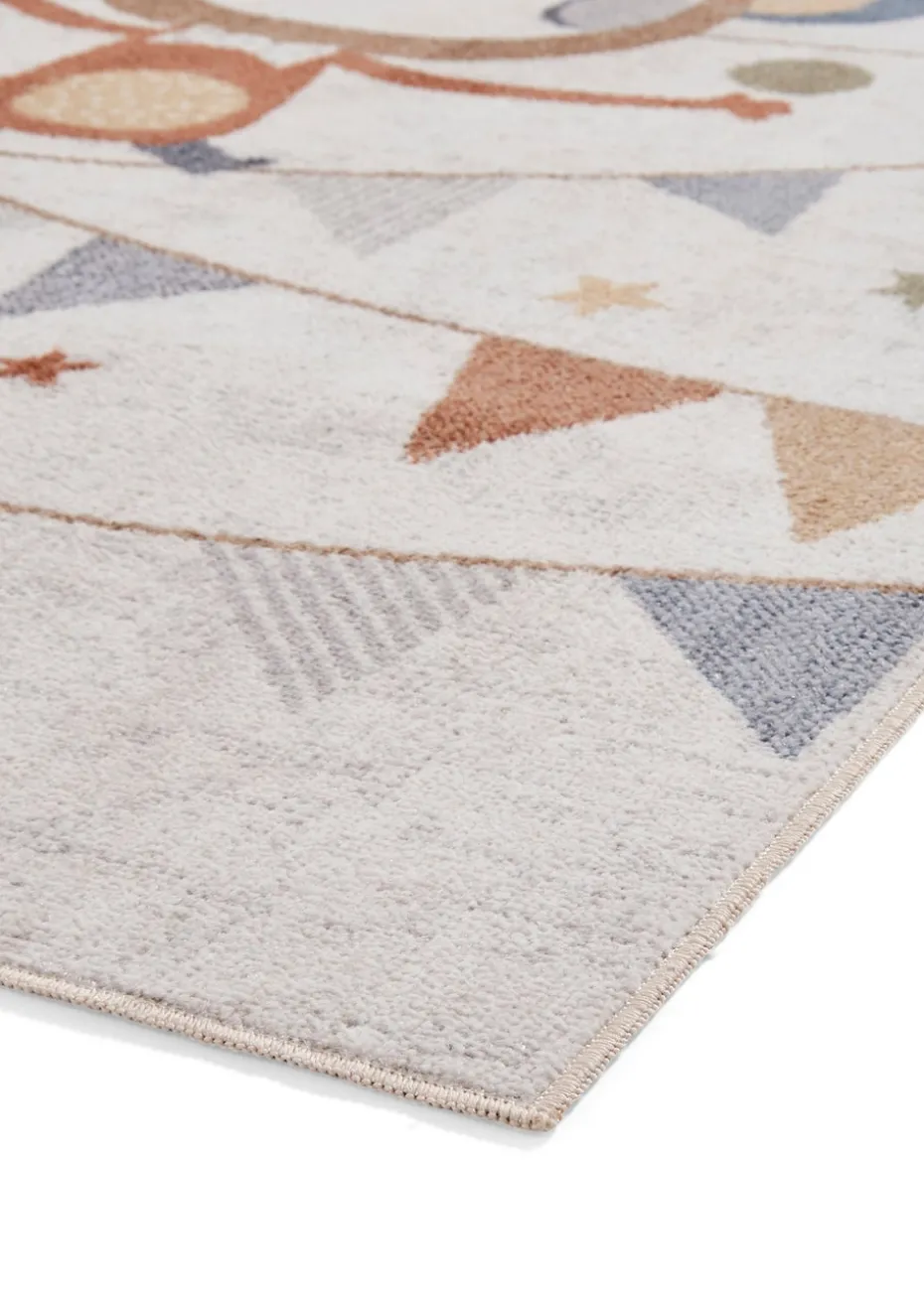 Think Rugs Vida Kids Monkey Washable Rug