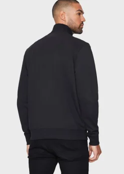 Threadbare Black Zip Through Fleece