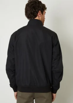 Threadbare Black Zip Up Harrington Style Jacket