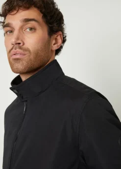 Threadbare Black Zip Up Harrington Style Jacket