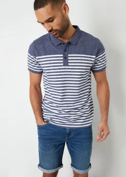 Threadbare Blue Turn Up Denim Shorts