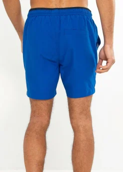 Threadbare Cobalt Contrast Logo Swim Shorts