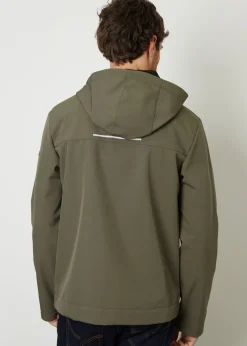 Threadbare Khaki Fleece Lined Hooded Jacket